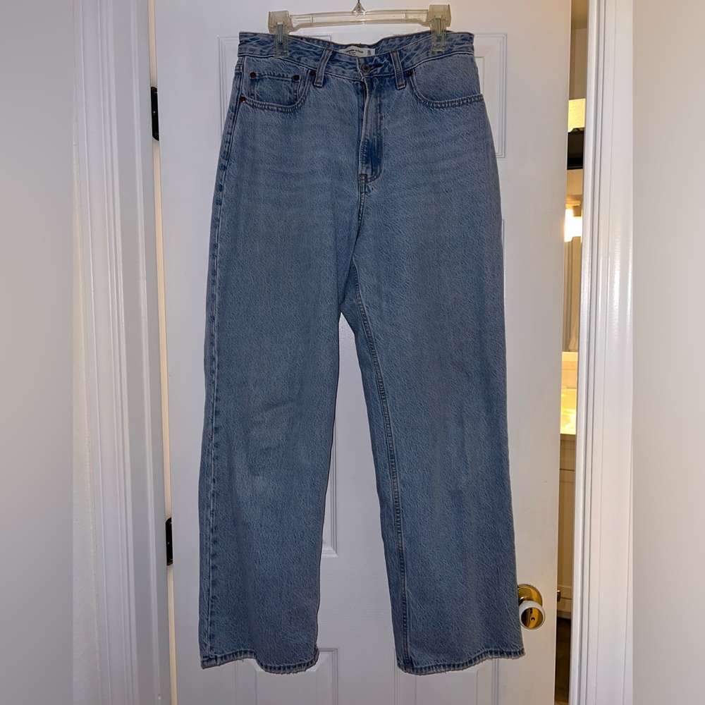 Abercrombie & Fitch Light Blue High Rise Jeans